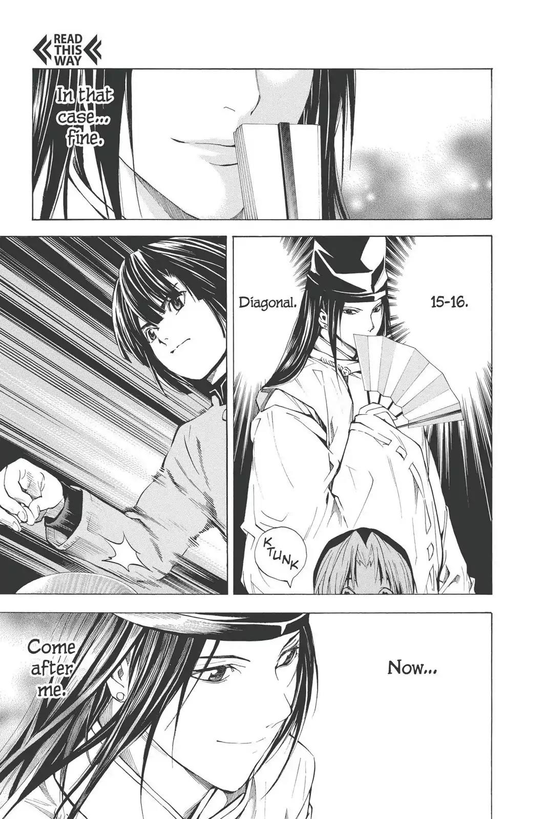 Hikaru no Go Chapter 189.5 page 13 - Vol.23 Bonus Story 1: Fujiwara no Sai vs. Akira Toya