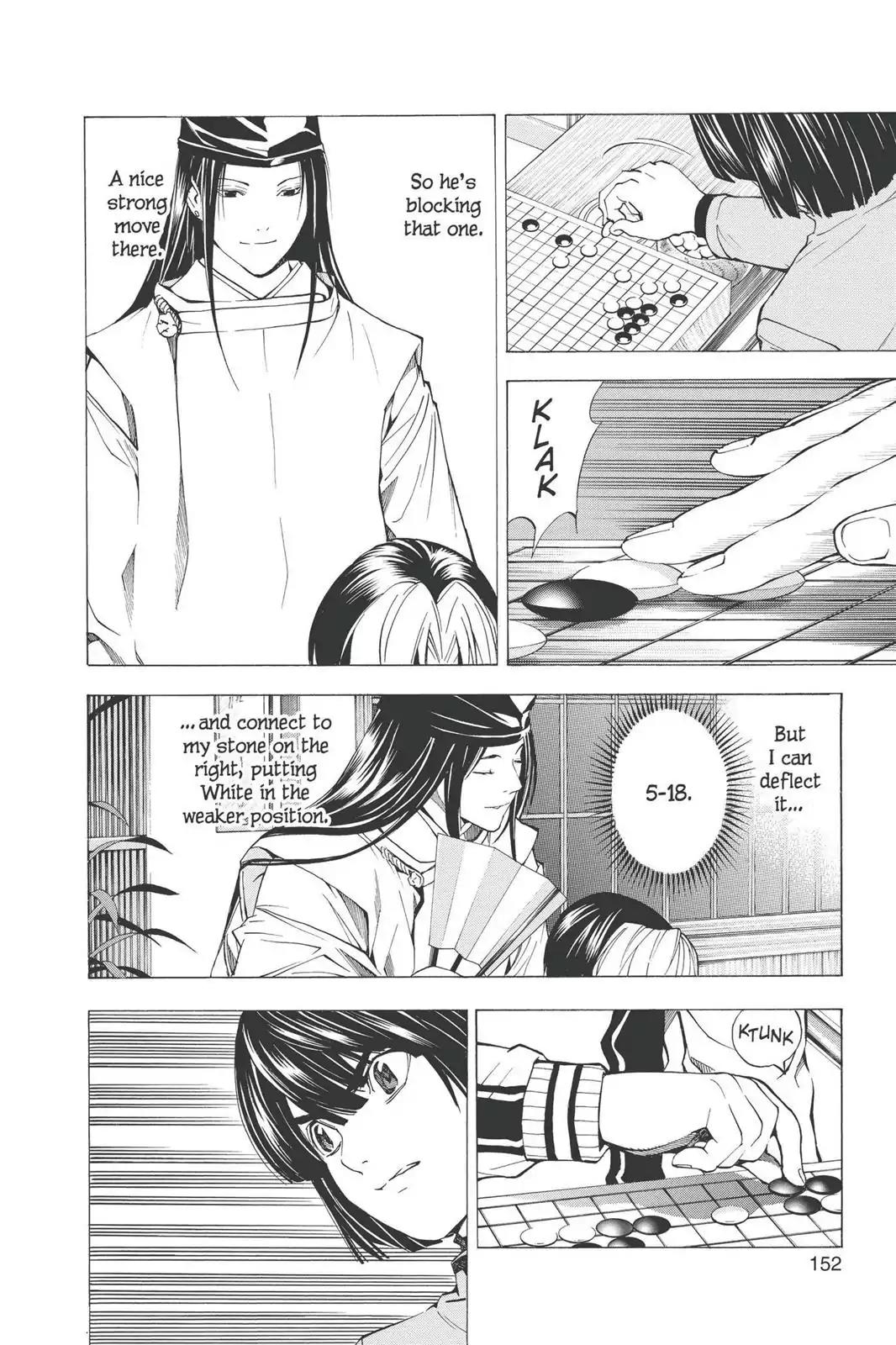 Hikaru no Go Chapter 189.5 page 16 - Vol.23 Bonus Story 1: Fujiwara no Sai vs. Akira Toya