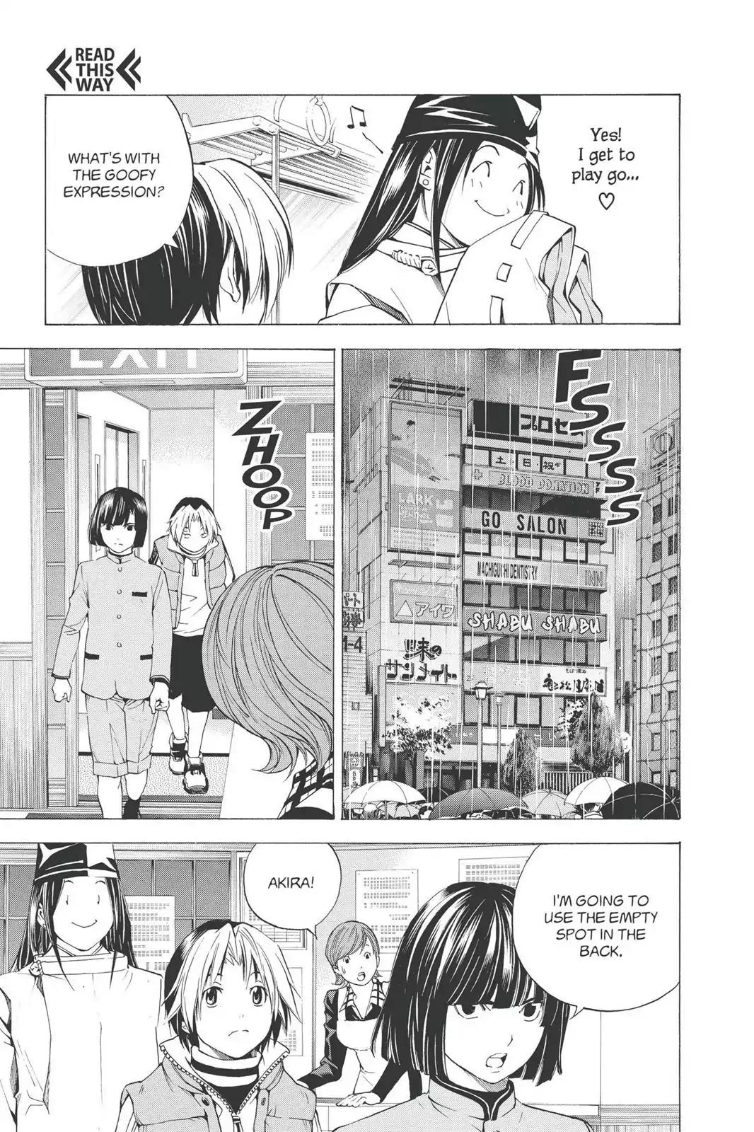 Hikaru no Go Chapter 189.5 page 5 - Vol.23 Bonus Story 1: Fujiwara no Sai vs. Akira Toya