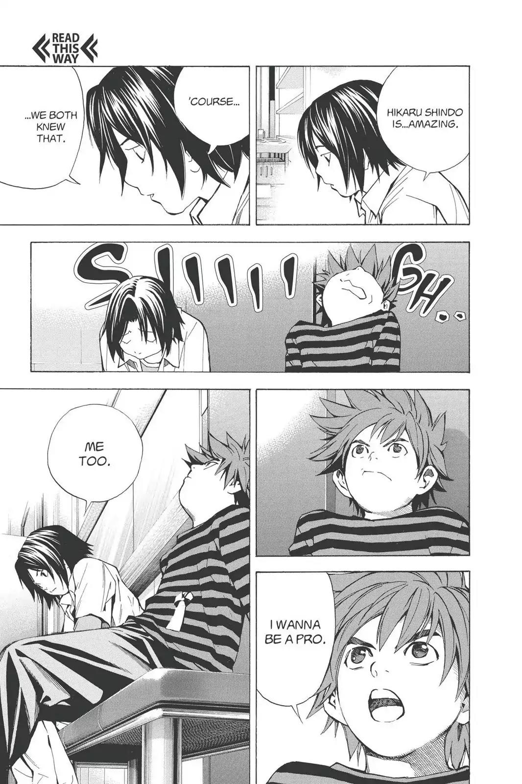 Hikaru no Go Chapter 189.6 page 20 - Vol.23 Bonus Story 2: Shoji! Oka! [END]