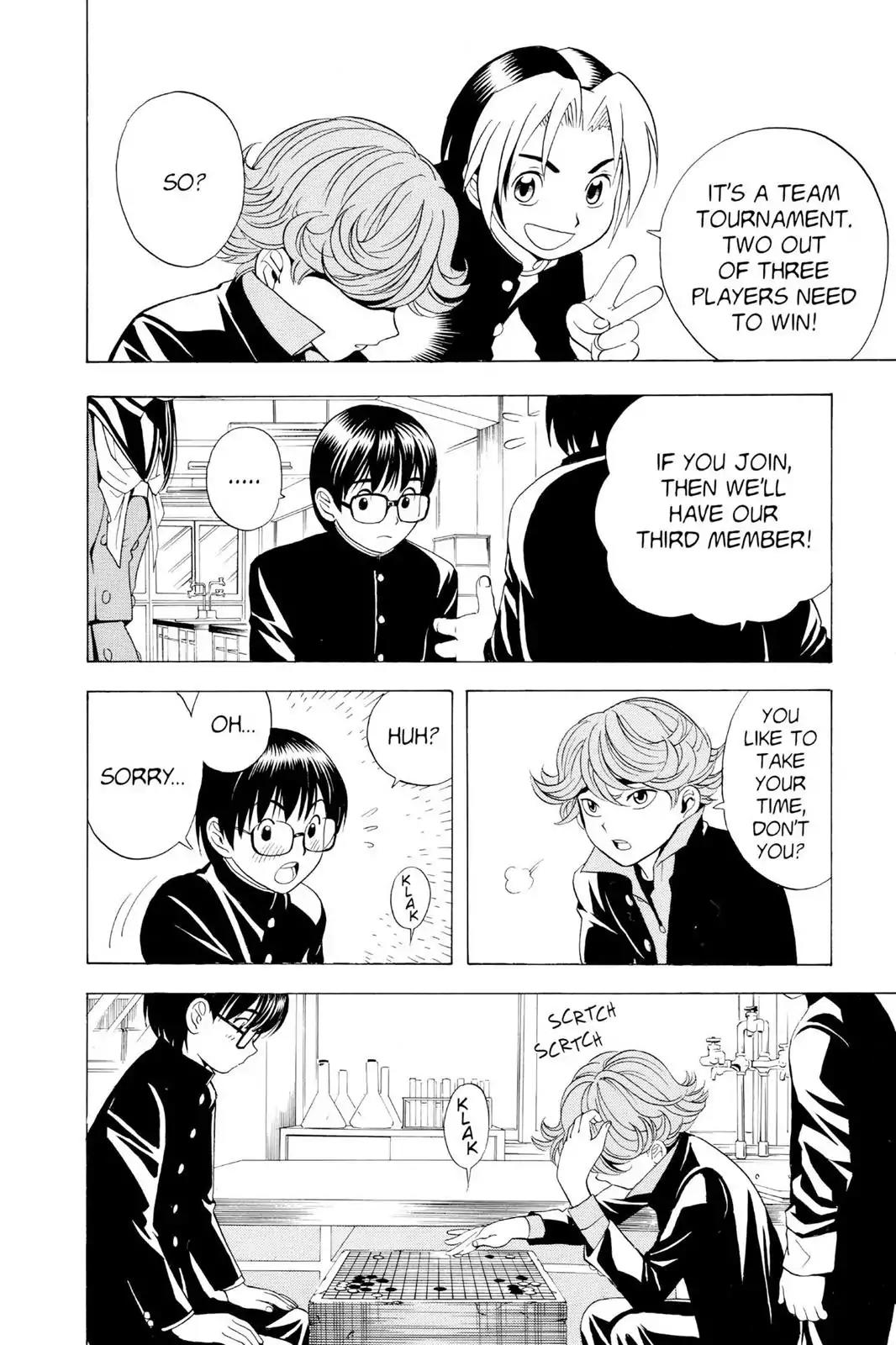 Hikaru no Go Chapter 20 page 8 - Chapter 20: The Third Member
