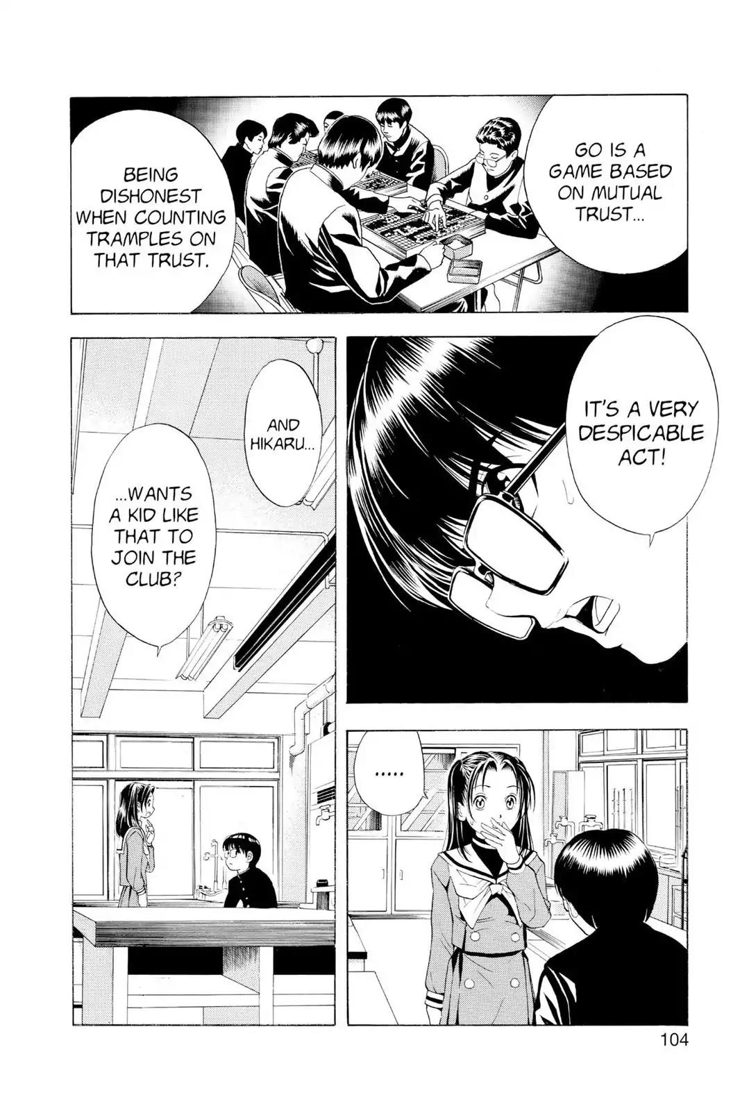 Hikaru no Go Chapter 21 page 8 - Chapter 21: A Very Despicable Act
