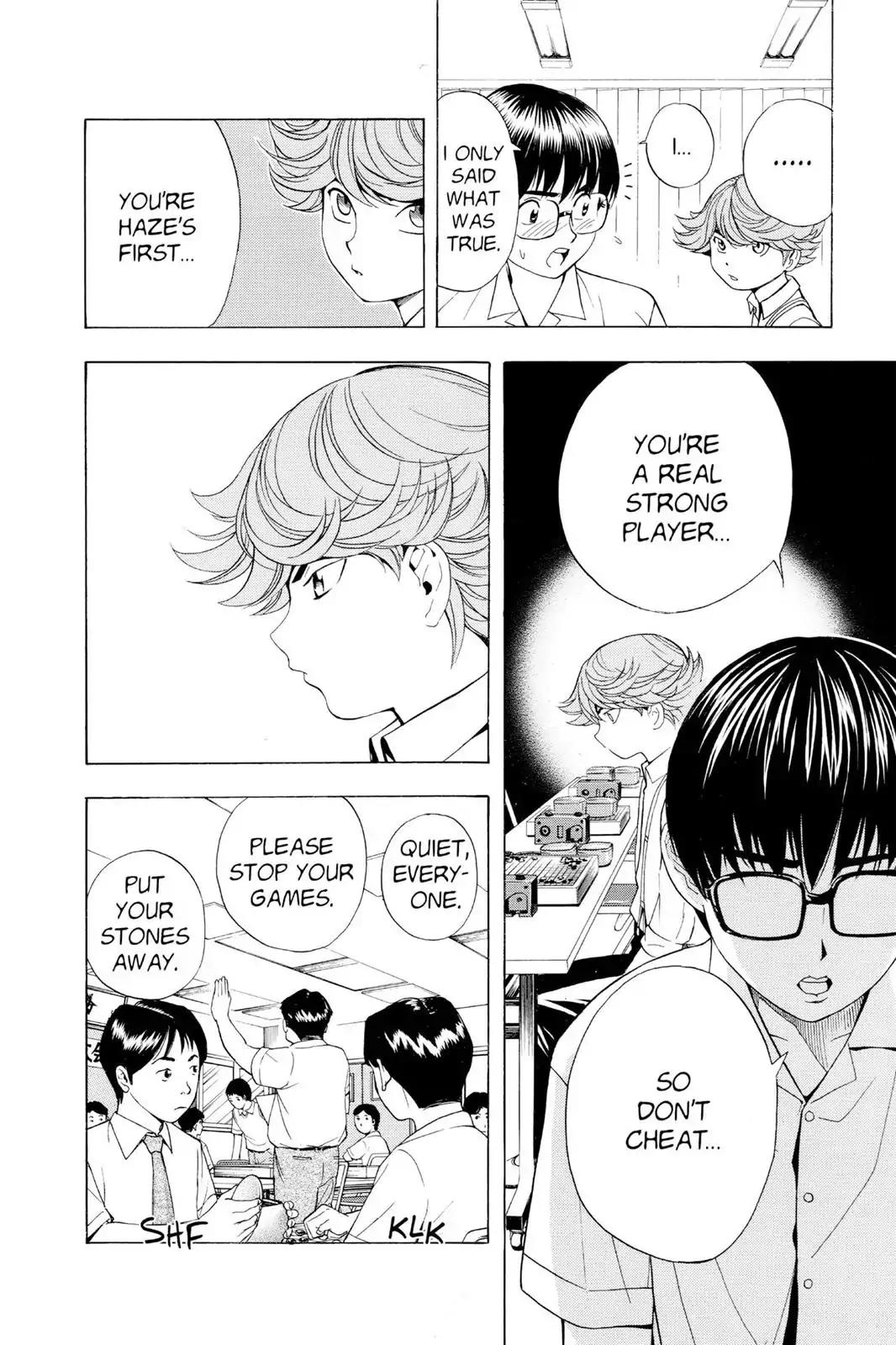 Hikaru no Go Chapter 25 page 10 - Chapter 25: Preliminary Scrimmage