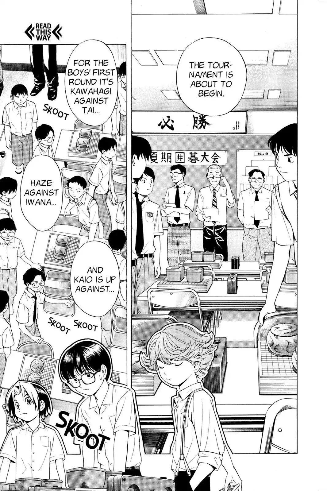Hikaru no Go Chapter 25 page 11 - Chapter 25: Preliminary Scrimmage