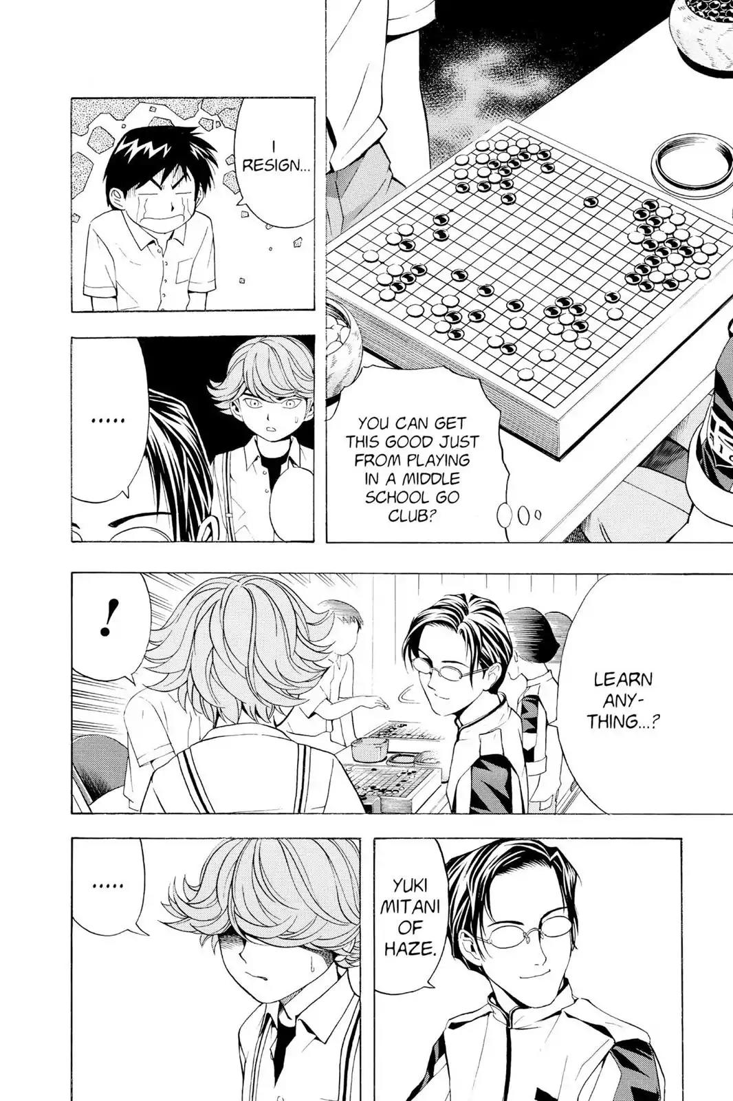 Hikaru no Go Chapter 25 page 16 - Chapter 25: Preliminary Scrimmage