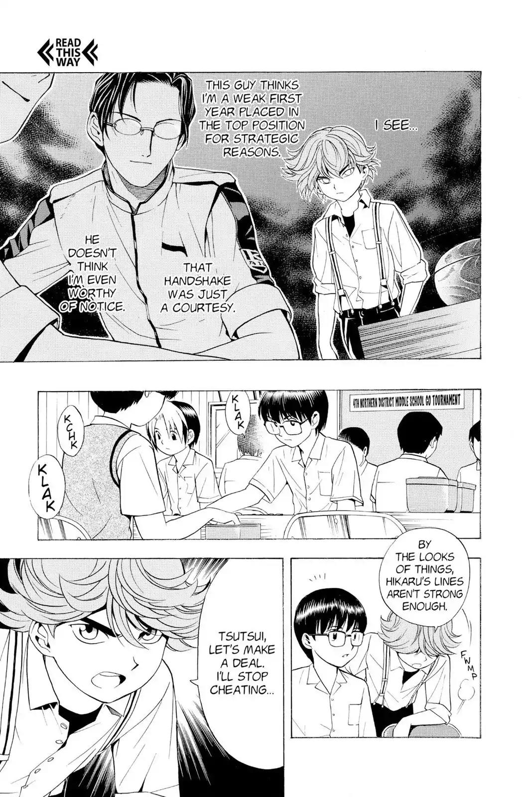 Hikaru no Go Chapter 25 page 17 - Chapter 25: Preliminary Scrimmage