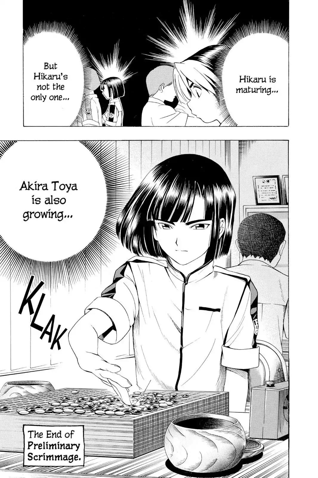 Hikaru no Go Chapter 25 page 21 - Chapter 25: Preliminary Scrimmage