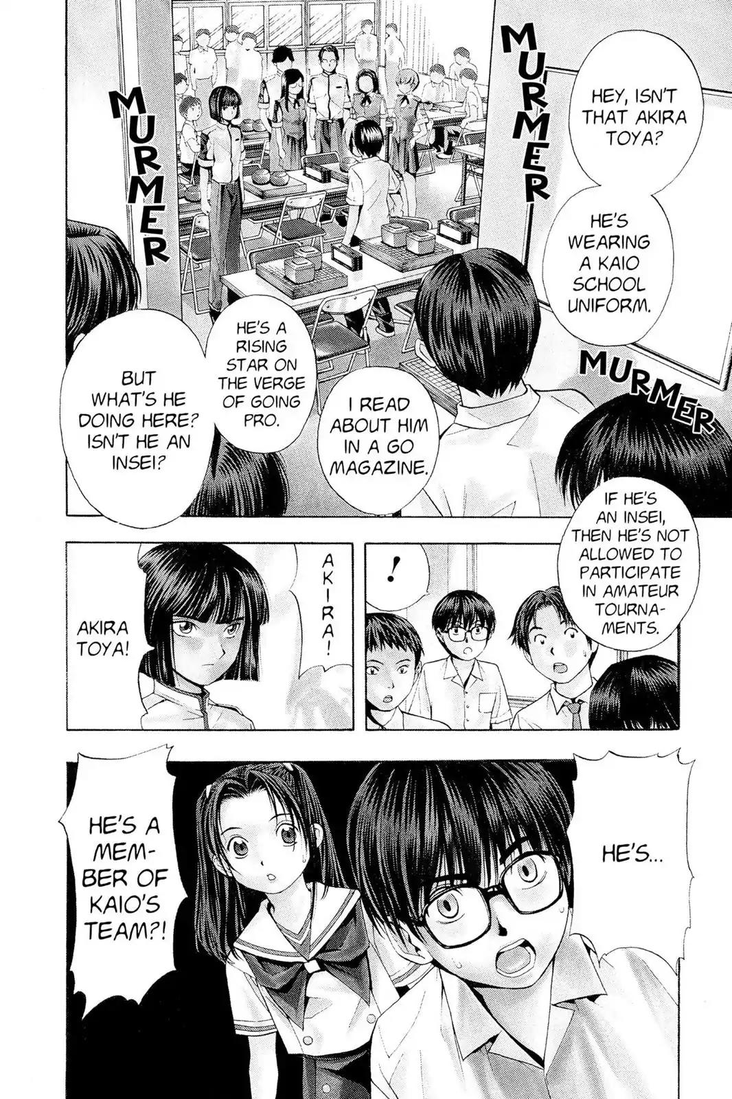 Hikaru no Go Chapter 25 page 4 - Chapter 25: Preliminary Scrimmage