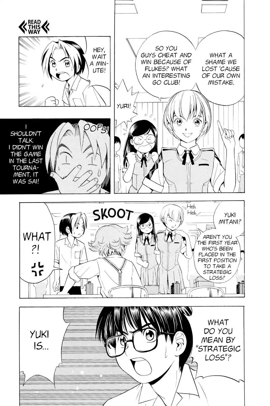 Hikaru no Go Chapter 25 page 7 - Chapter 25: Preliminary Scrimmage