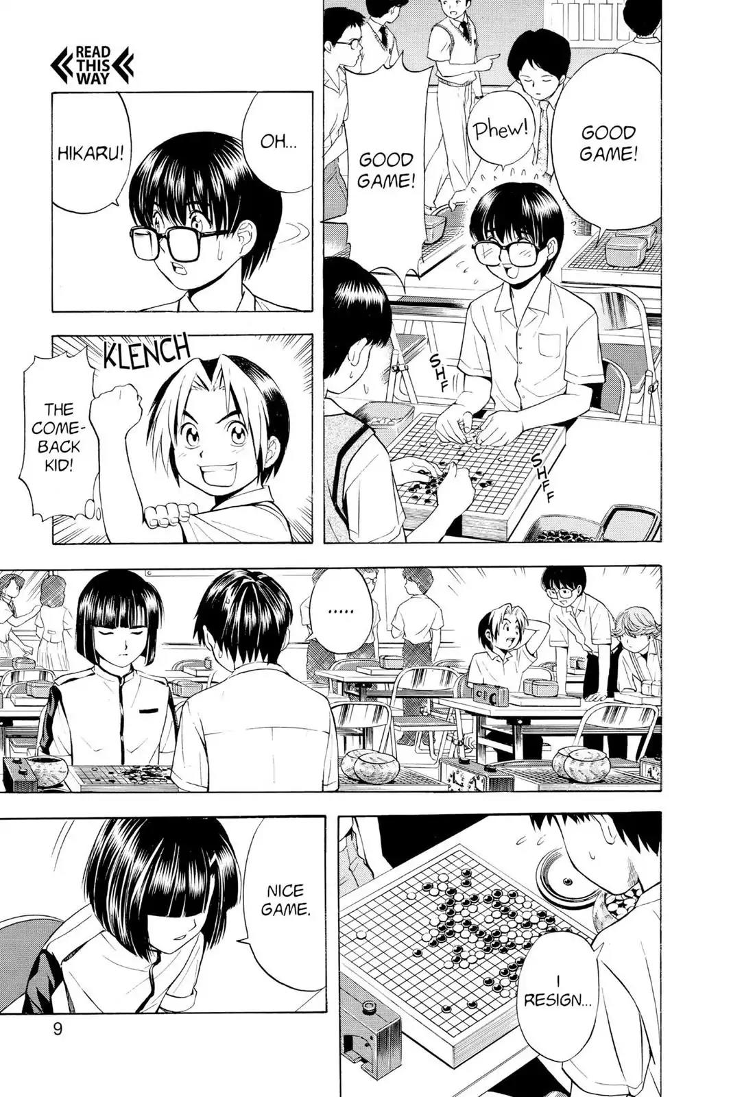 Hikaru no Go Chapter 26 page 10 - Chapter 26: You Play Him