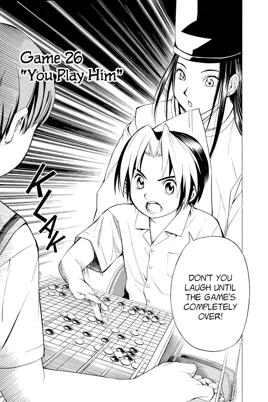 Hikaru no Go Chapter 26 page 8 - Chapter 26: You Play Him