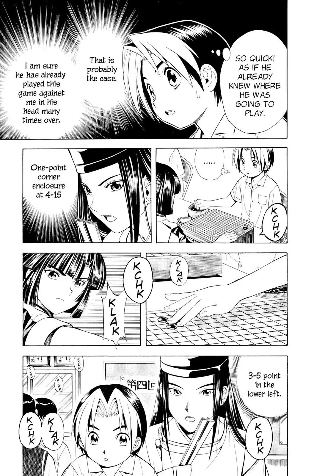 Hikaru no Go Chapter 27 page 9 - Chapter 27: Third Face-off