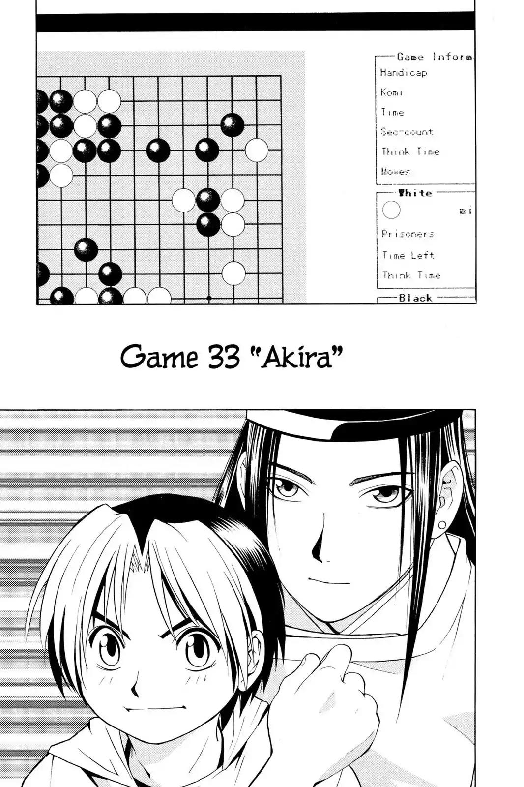 Hikaru no Go Chapter 33 page 1 - Chapter 33: Akira