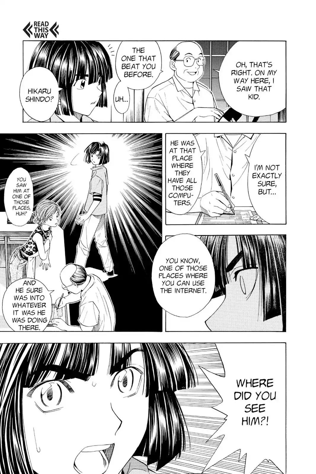 Hikaru no Go Chapter 36 page 15 - Chapter 36: Sai's True Identity
