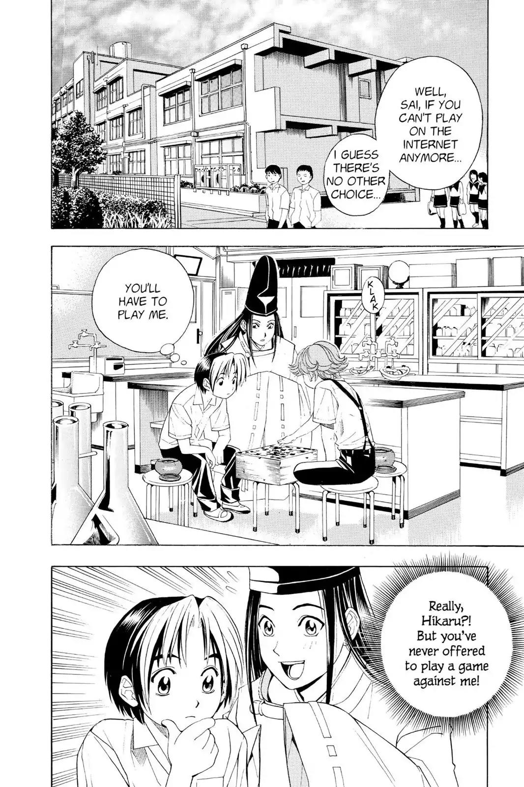 Hikaru no Go Chapter 37 page 14 - Chapter 37: Second Semester