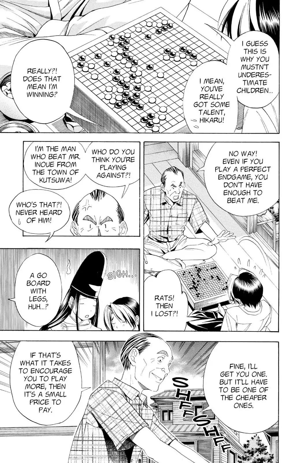 Hikaru no Go Chapter 38 page 13 - Chapter 38: A Thousand Years of Selfishness