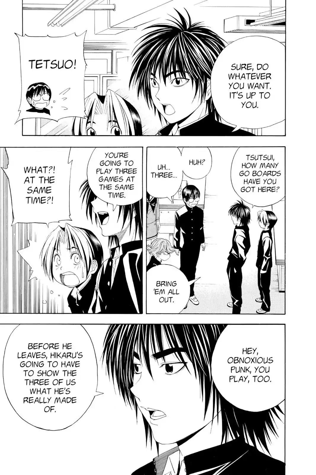 Hikaru no Go Chapter 42 page 13 - Chapter 42: Resolutions