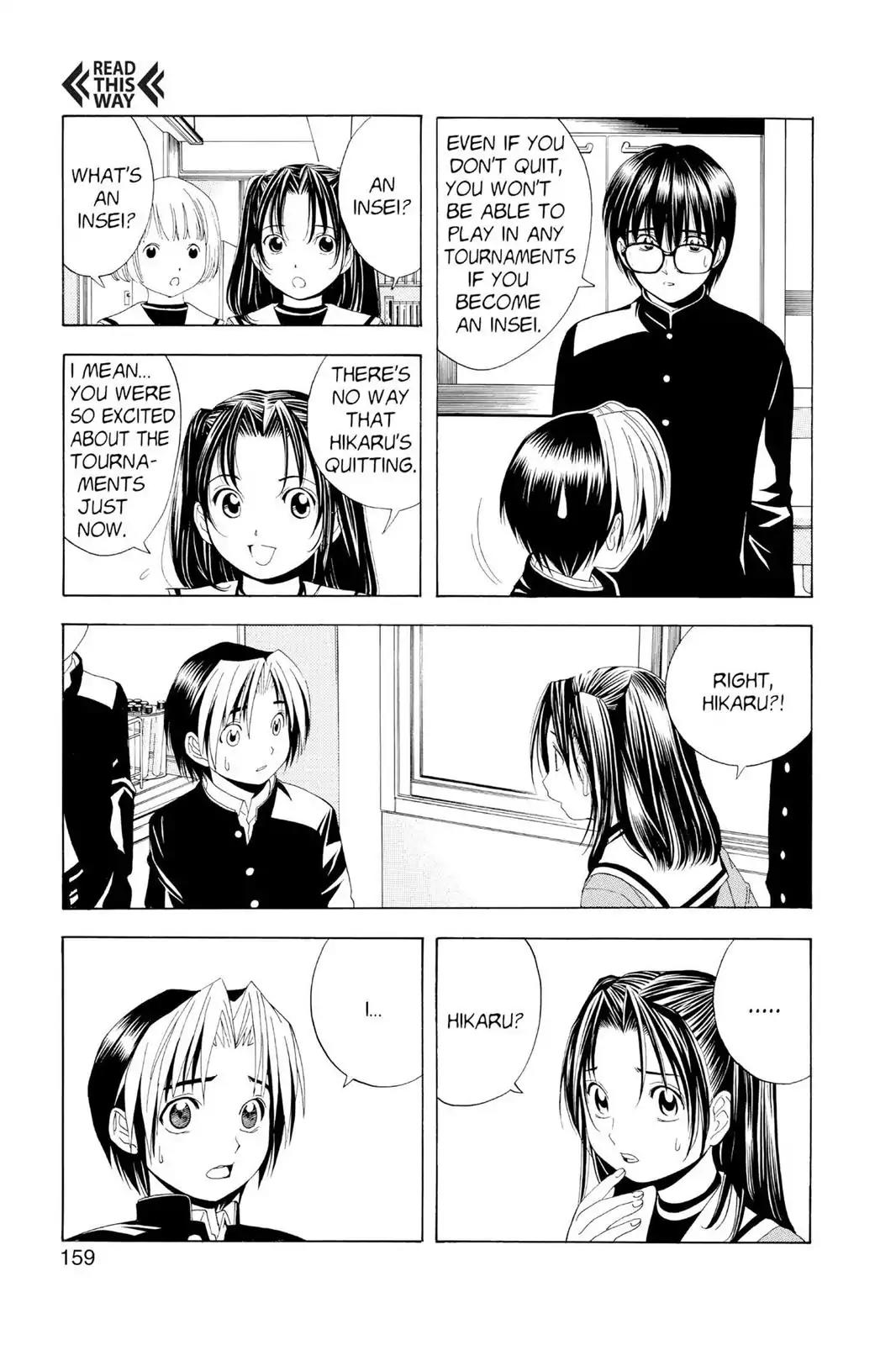 Hikaru no Go Chapter 42 page 3 - Chapter 42: Resolutions