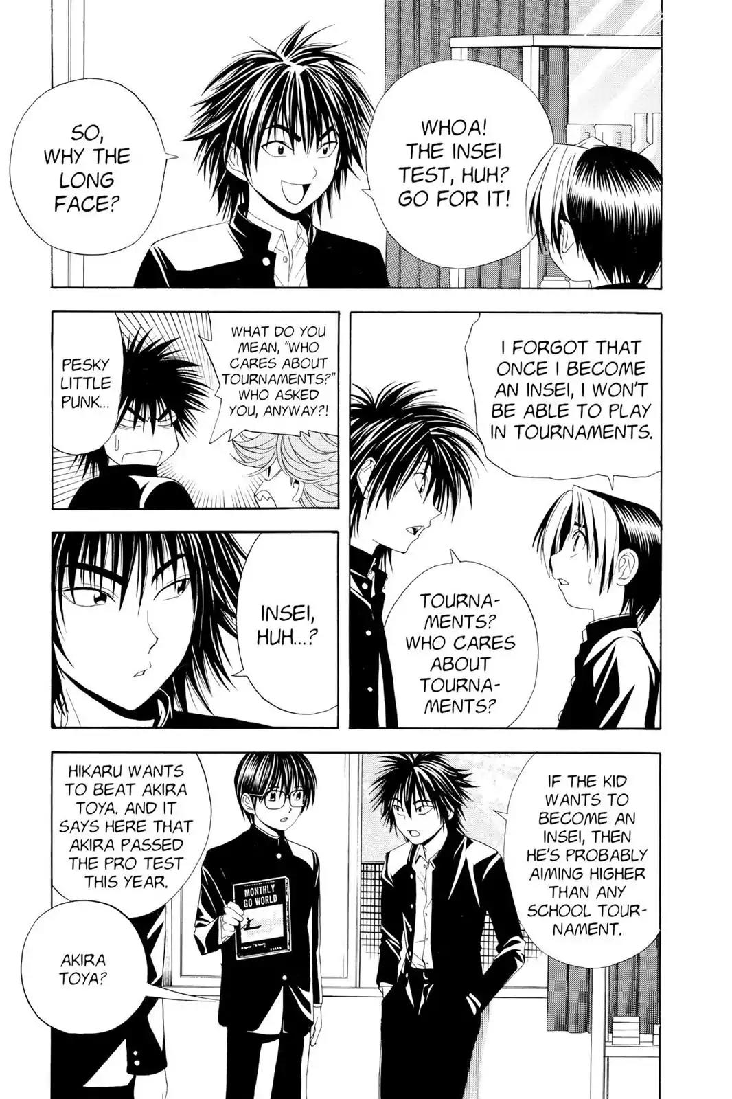 Hikaru no Go Chapter 42 page 9 - Chapter 42: Resolutions