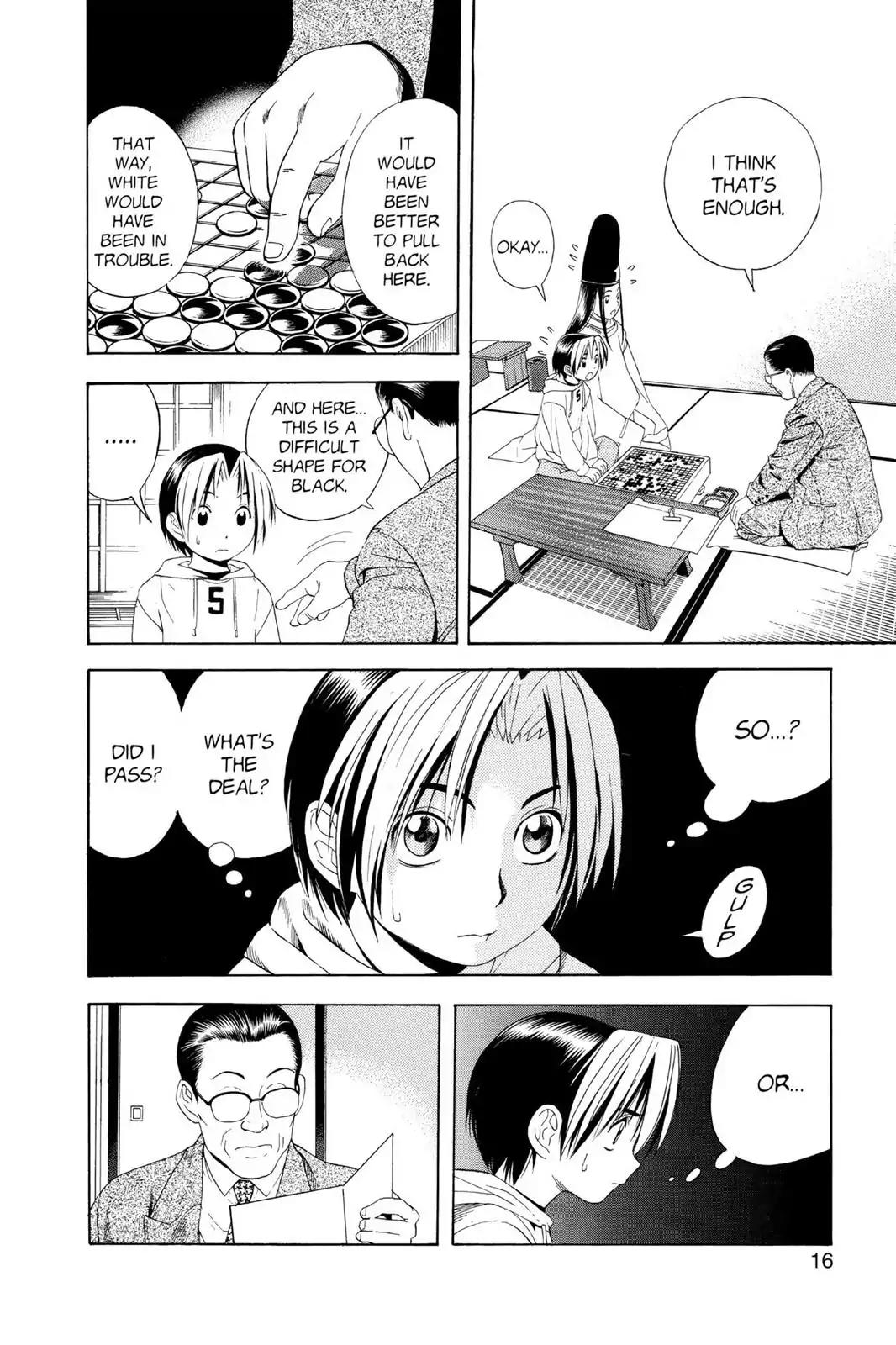Hikaru no Go Chapter 44 page 17 - Chapter 44: The Insei Exam