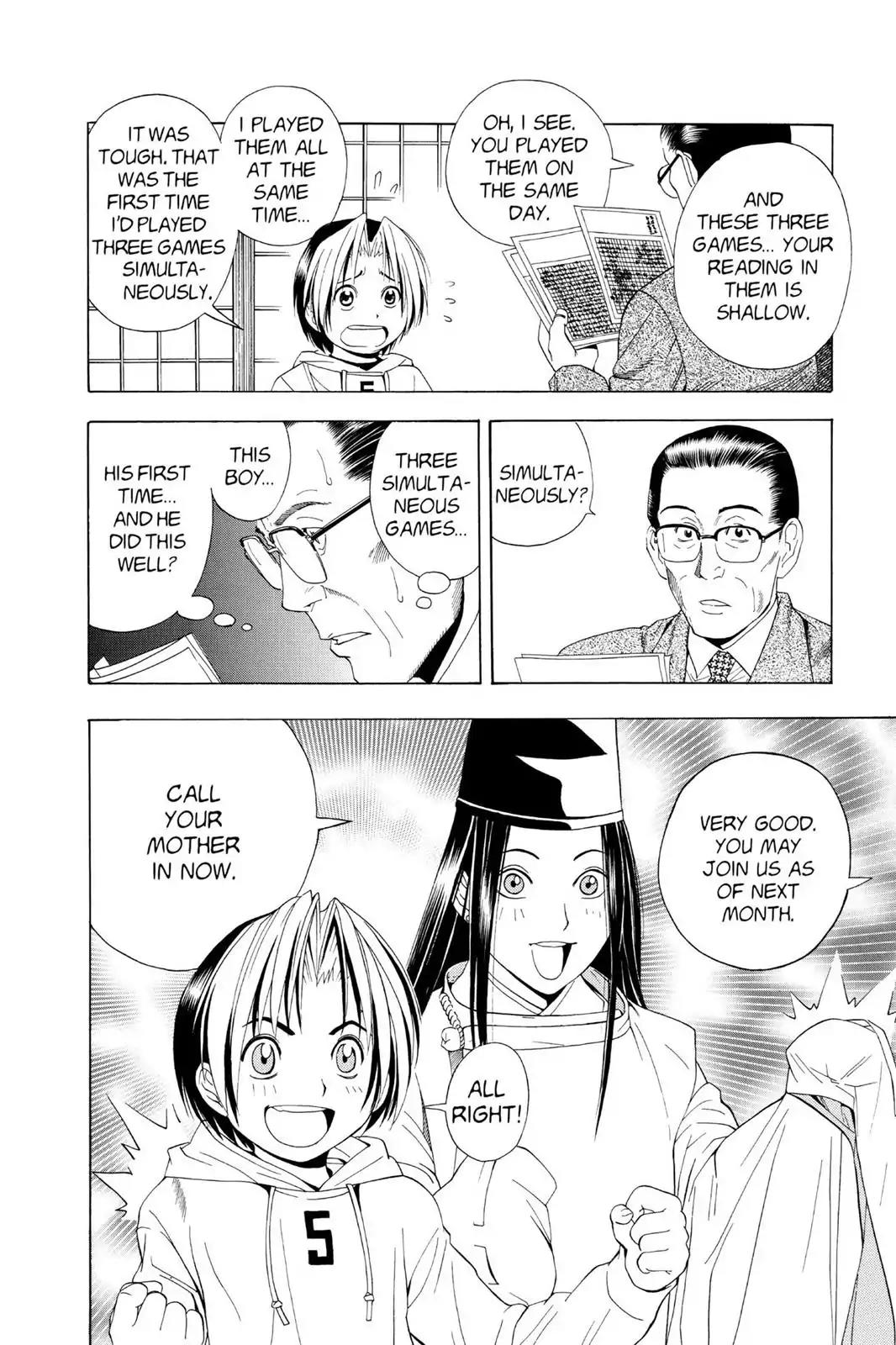 Hikaru no Go Chapter 44 page 19 - Chapter 44: The Insei Exam