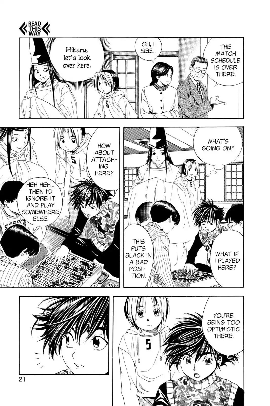 Hikaru no Go Chapter 44 page 22 - Chapter 44: The Insei Exam