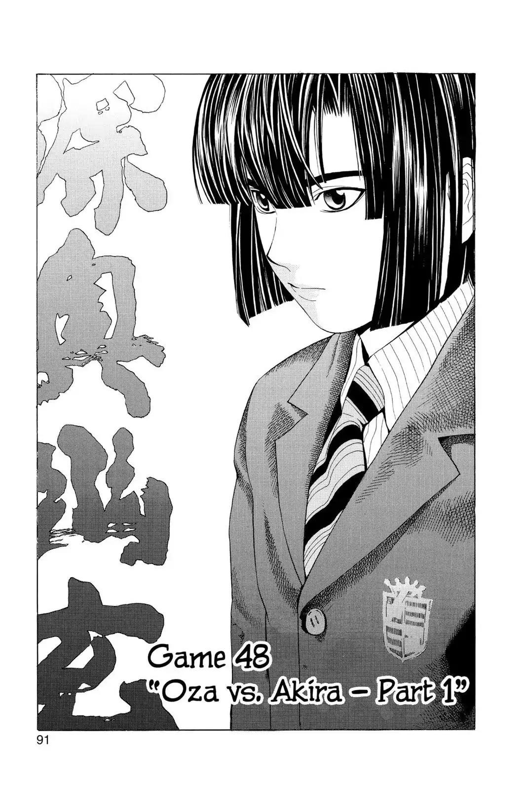Hikaru no Go Chapter 48 page 1 - Chapter 48: Oza vs. Akira (Part 1)