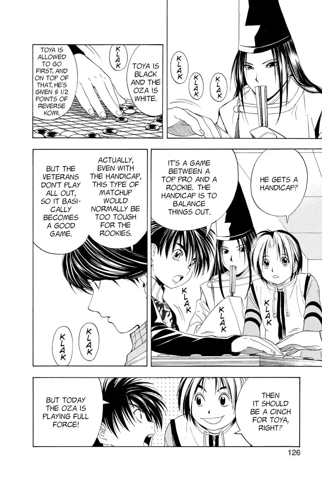 Hikaru no Go Chapter 49 page 14 - Chapter 49: Oza vs. Akira (Part 2)