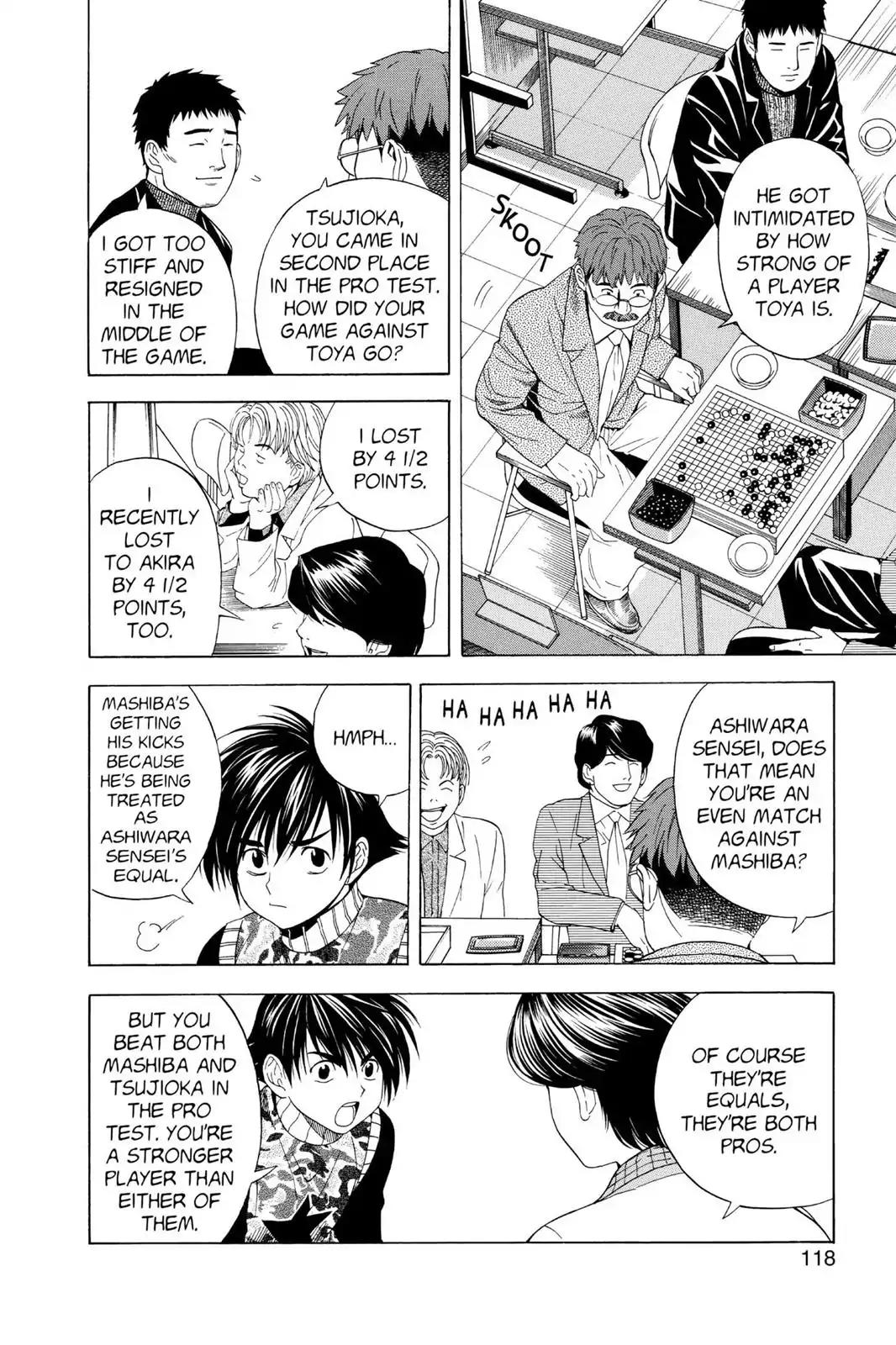 Hikaru no Go Chapter 49 page 6 - Chapter 49: Oza vs. Akira (Part 2)