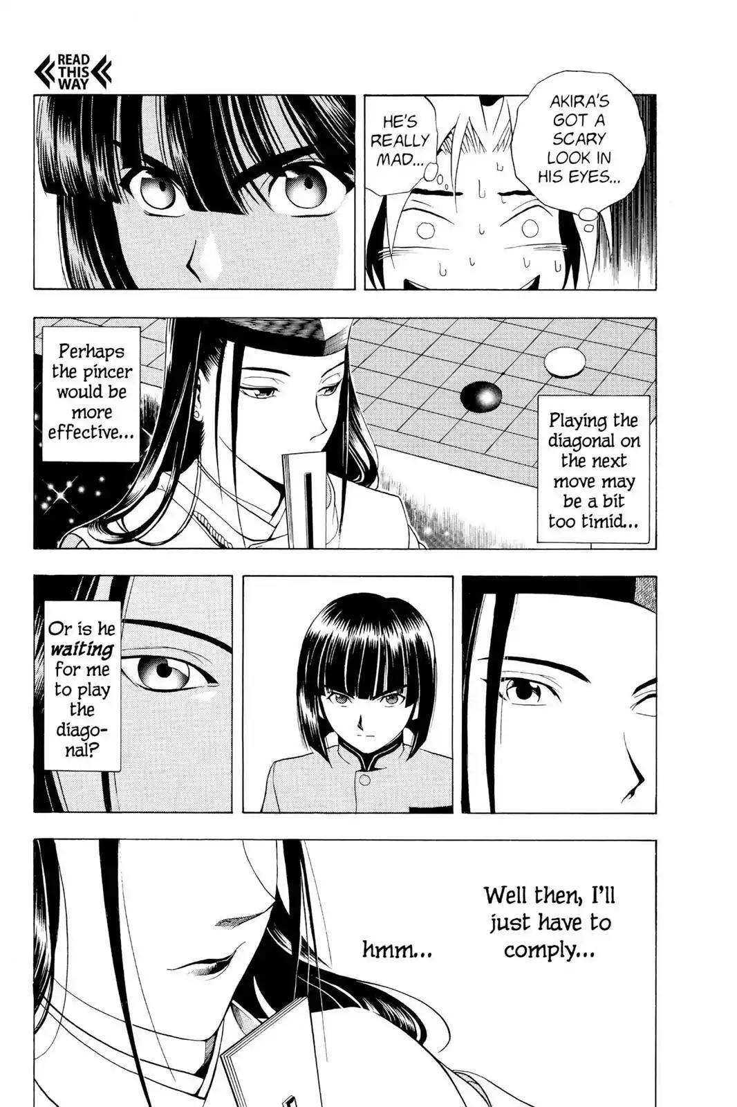 Hikaru no Go Chapter 5 page 17 - Chapter 5: Akira Bares His Fangs