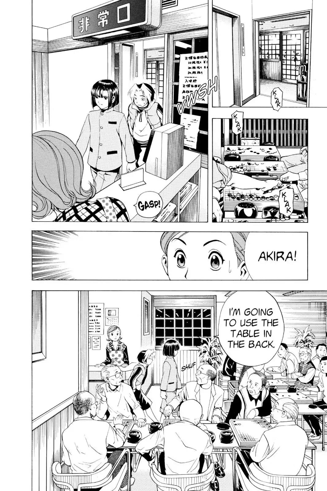 Hikaru no Go Chapter 5 page 8 - Chapter 5: Akira Bares His Fangs