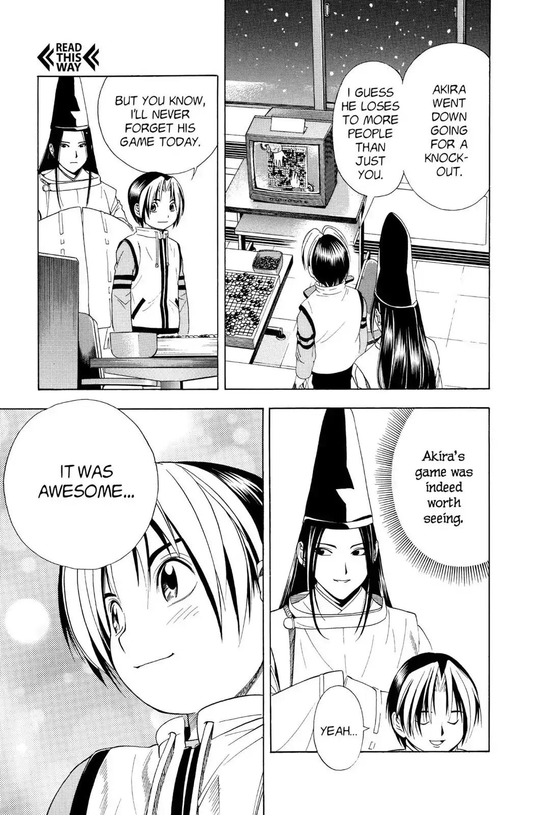 Hikaru no Go Chapter 50 page 15 - Chapter 50: Oza vs. Akira (Part 3)