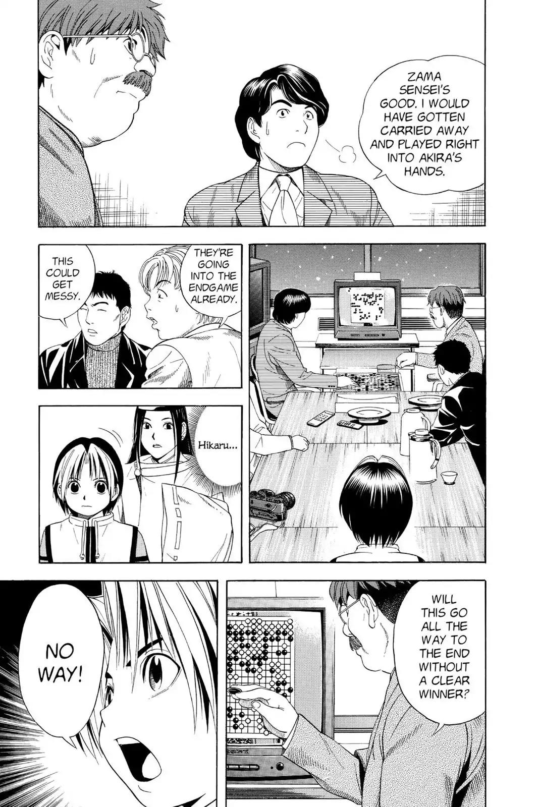 Hikaru no Go Chapter 50 page 9 - Chapter 50: Oza vs. Akira (Part 3)