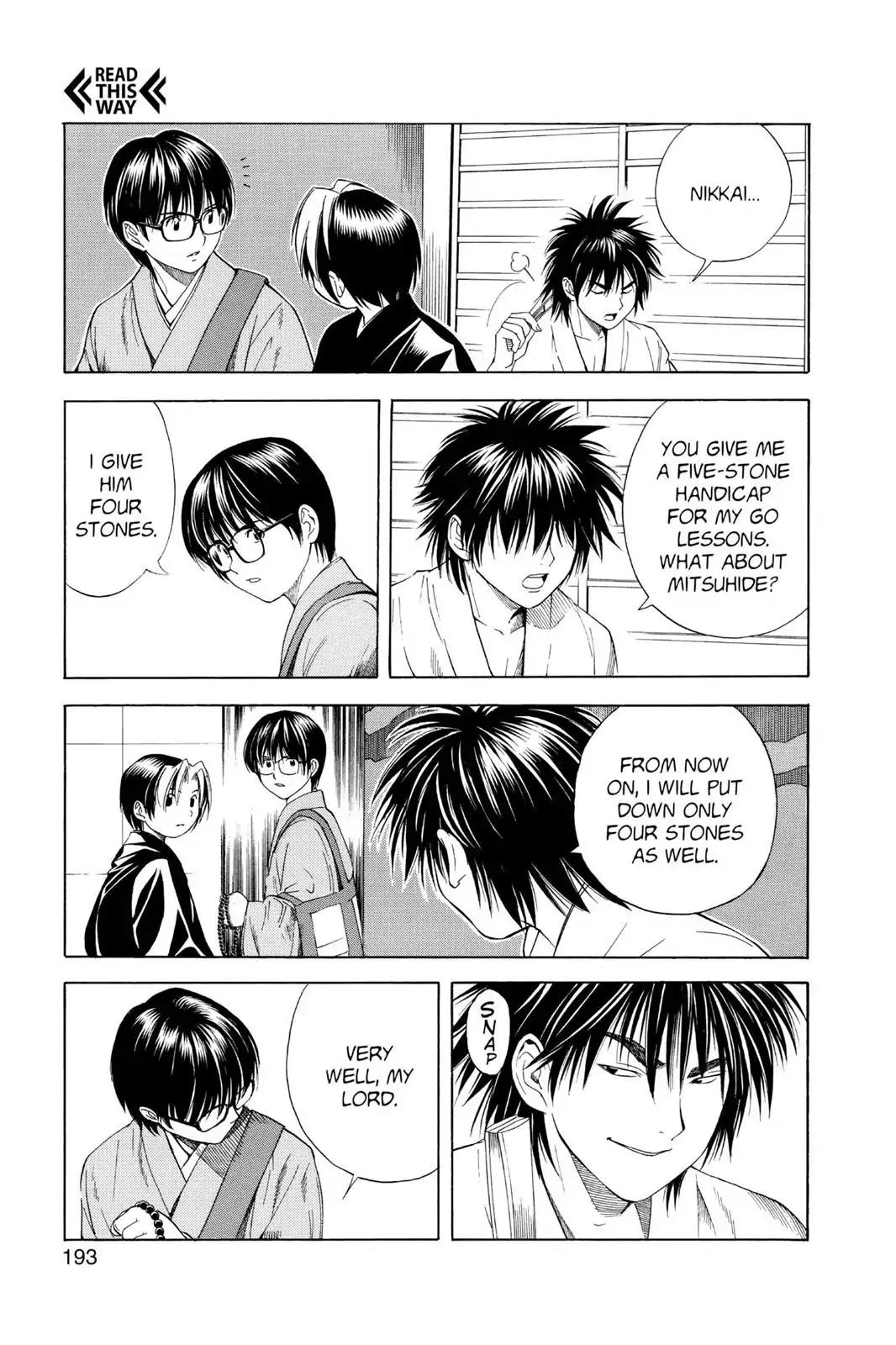 Hikaru no Go Chapter 51.5 page 15 - Vol.6 Special Bonus: The Haze Middle School Actors present Assassination at Honnoji Temple