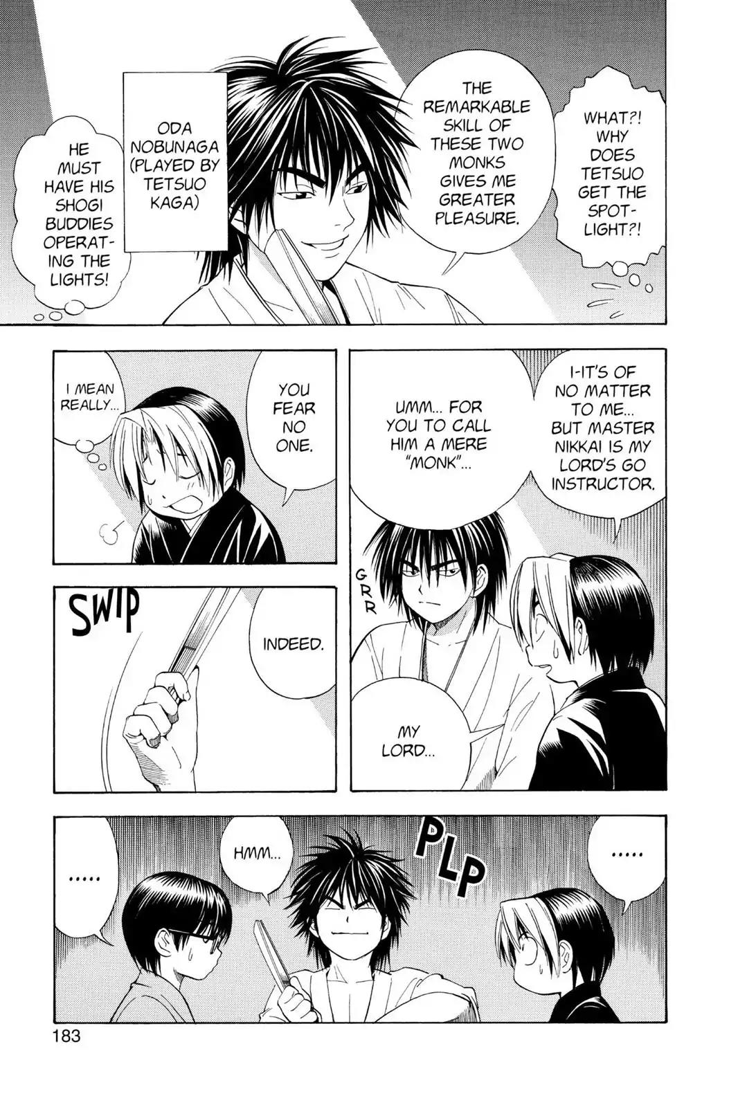 Hikaru no Go Chapter 51.5 page 5 - Vol.6 Special Bonus: The Haze Middle School Actors present Assassination at Honnoji Temple