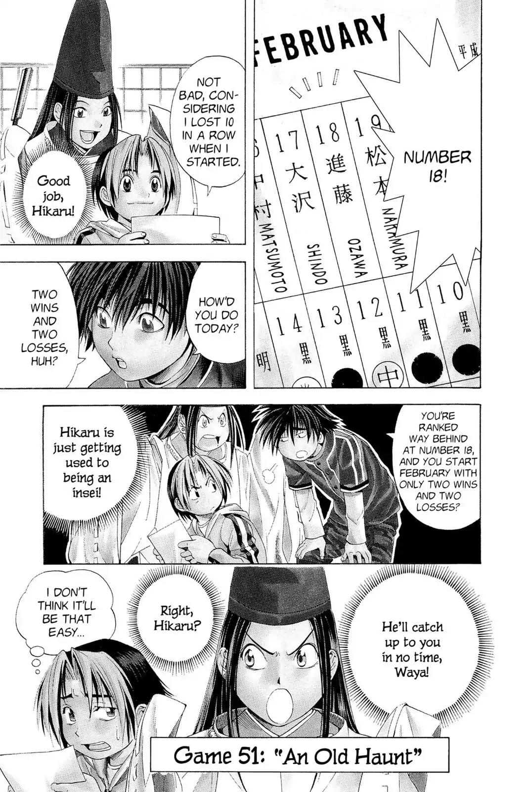 Hikaru no Go Chapter 51 page 1 - Chapter 51: An Old Haunt