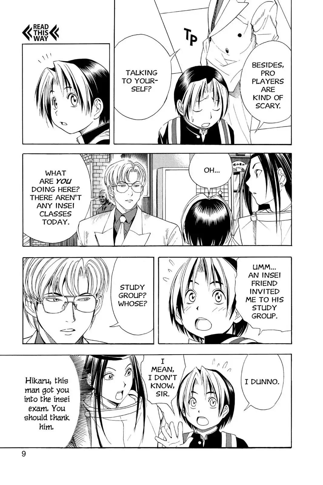Hikaru no Go Chapter 52 page 10 - Chapter 52: Two Study Groups