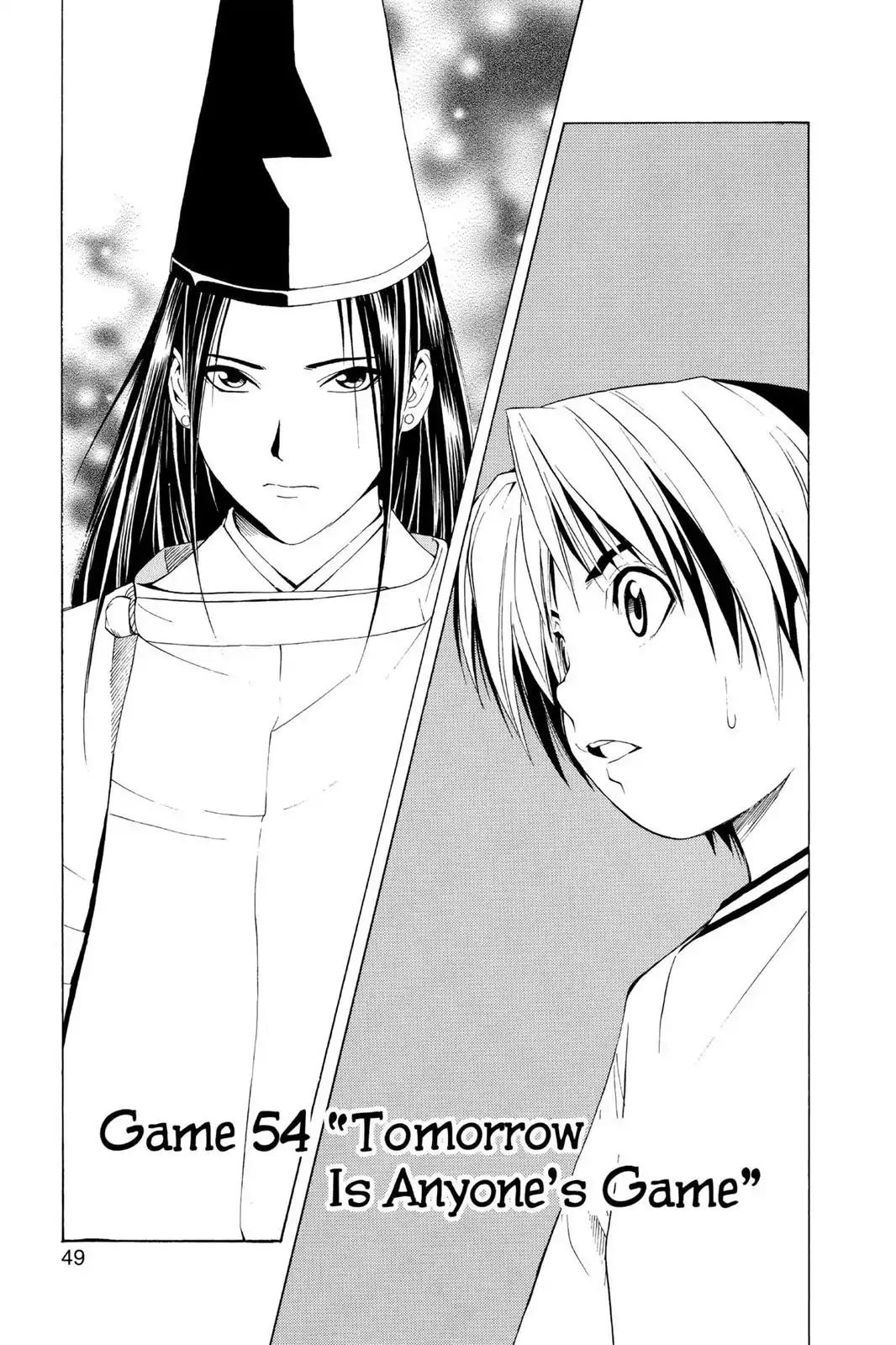 Hikaru no Go Chapter 54 page 1 - Chapter 54: Tomorrow Is Anyone's Game