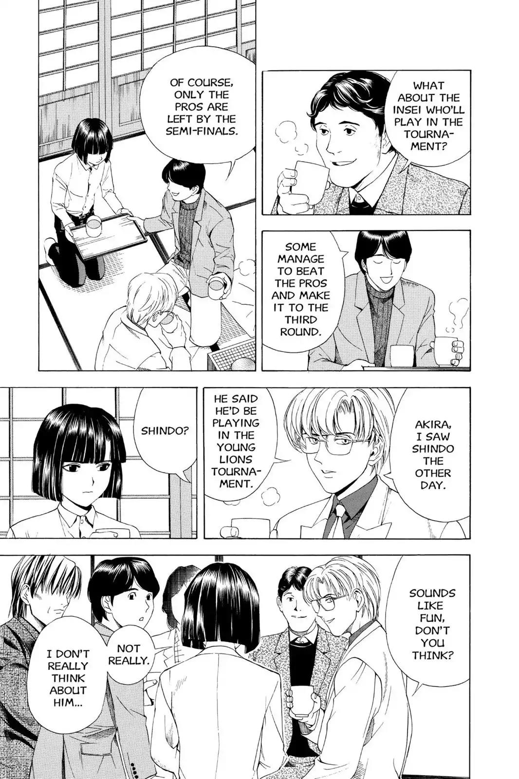 Hikaru no Go Chapter 54 page 15 - Chapter 54: Tomorrow Is Anyone's Game