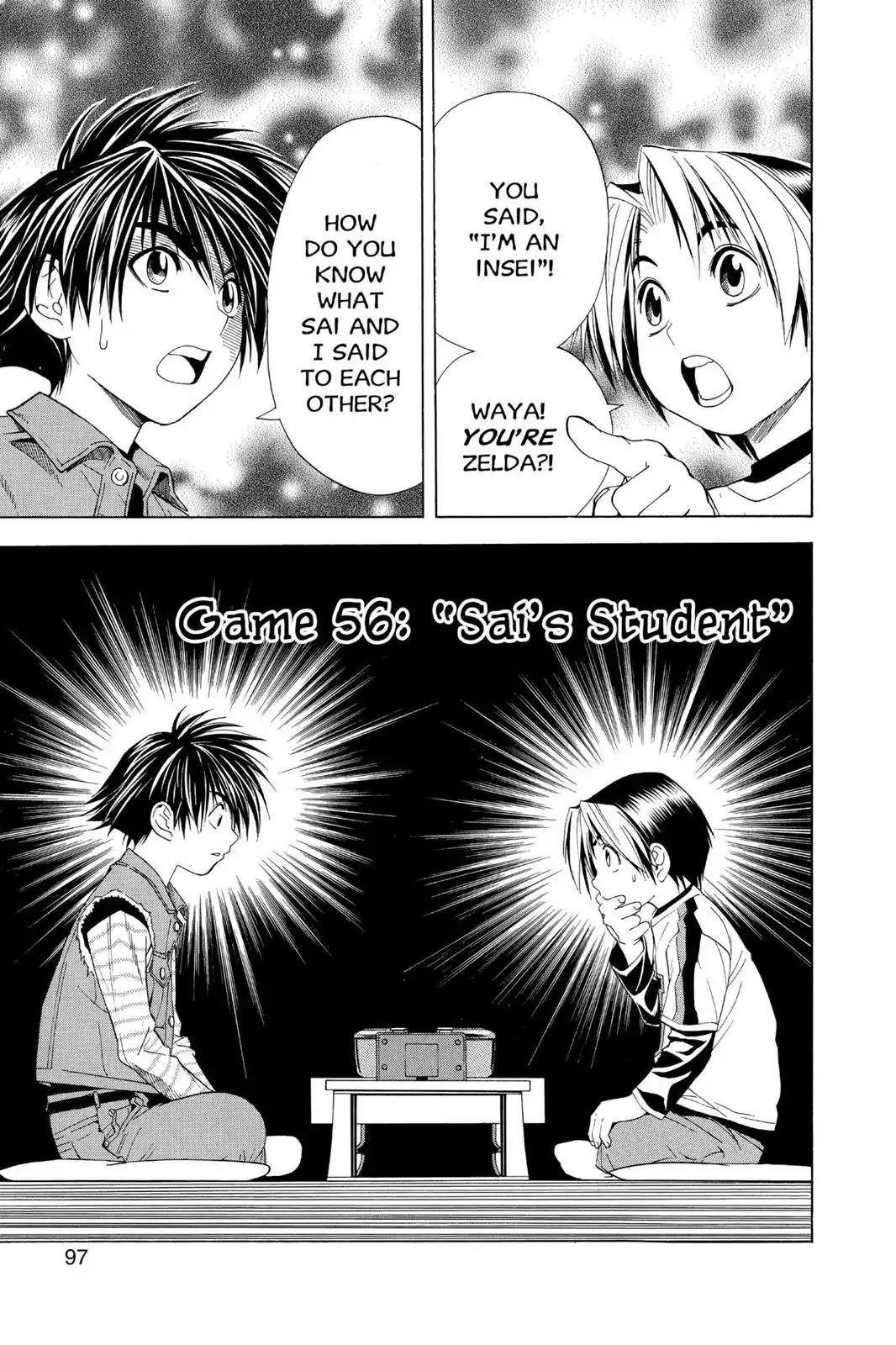 Hikaru no Go Chapter 56 page 1 - Chapter 56: Sai's Student