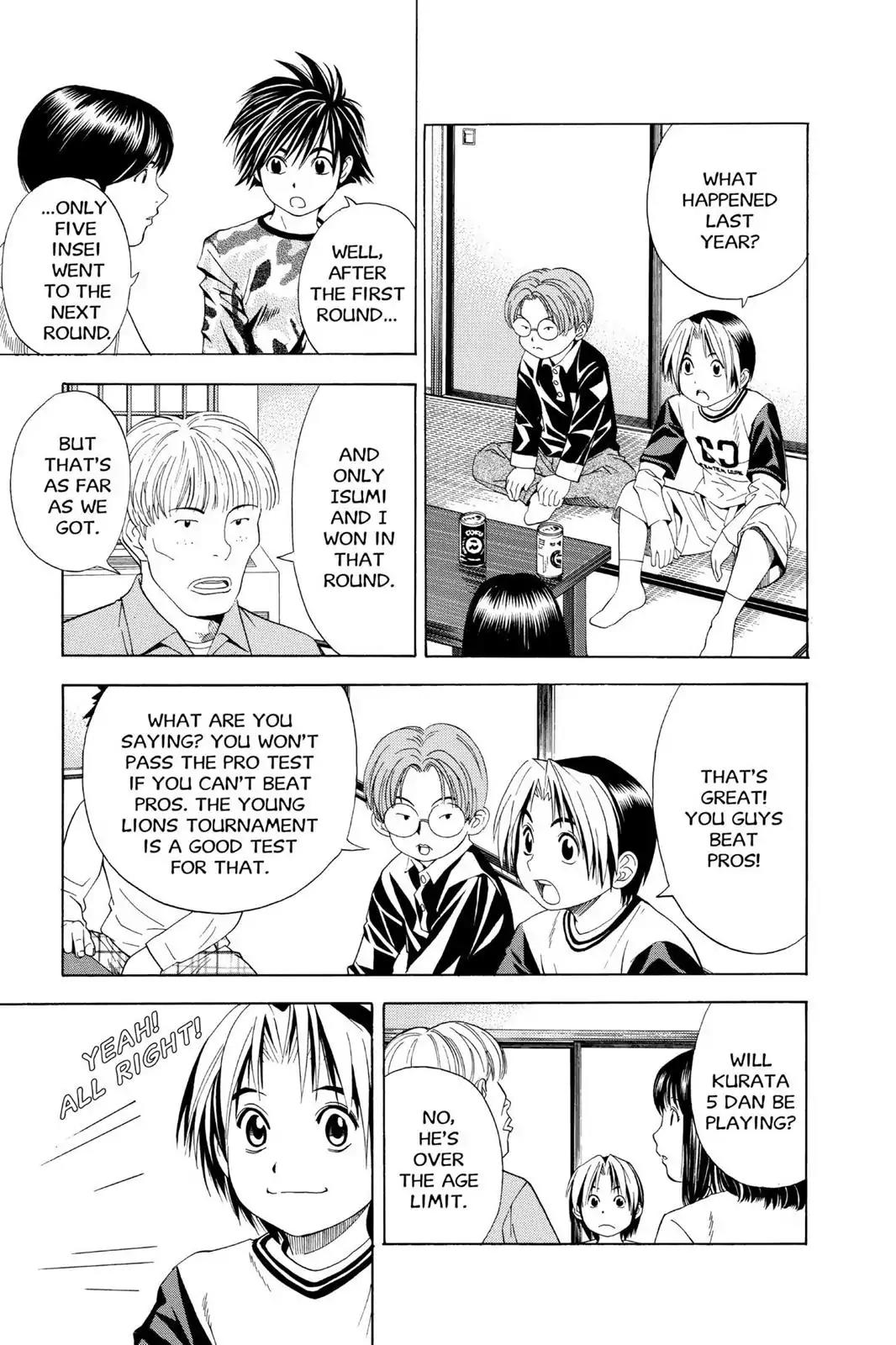 Hikaru no Go Chapter 56 page 11 - Chapter 56: Sai's Student