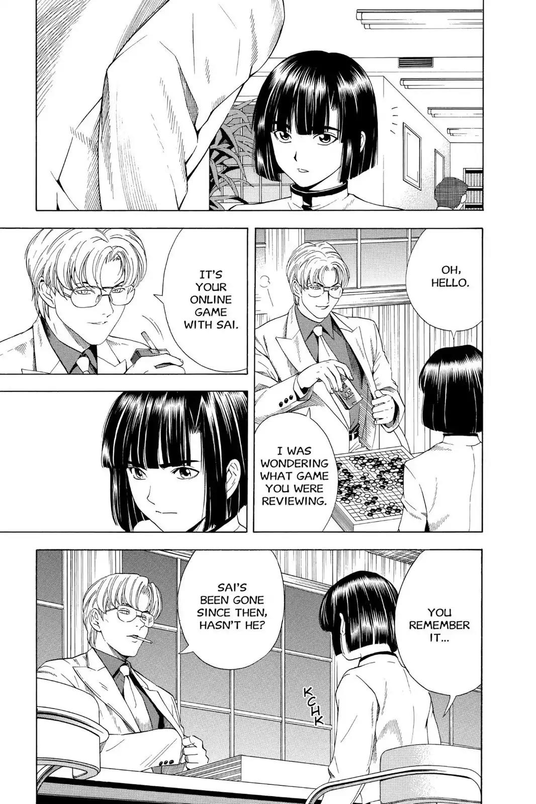 Hikaru no Go Chapter 56 page 15 - Chapter 56: Sai's Student