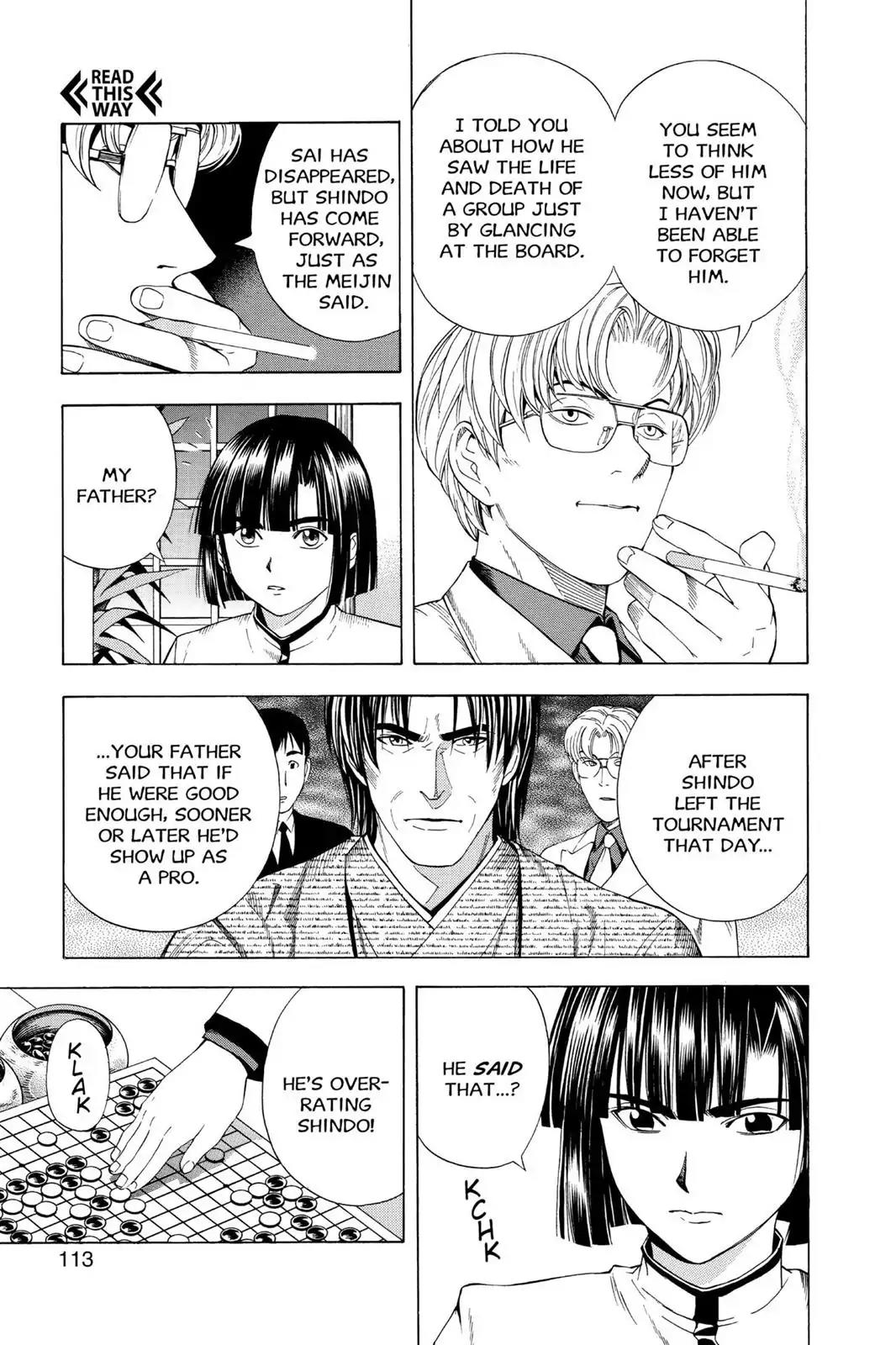 Hikaru no Go Chapter 56 page 17 - Chapter 56: Sai's Student