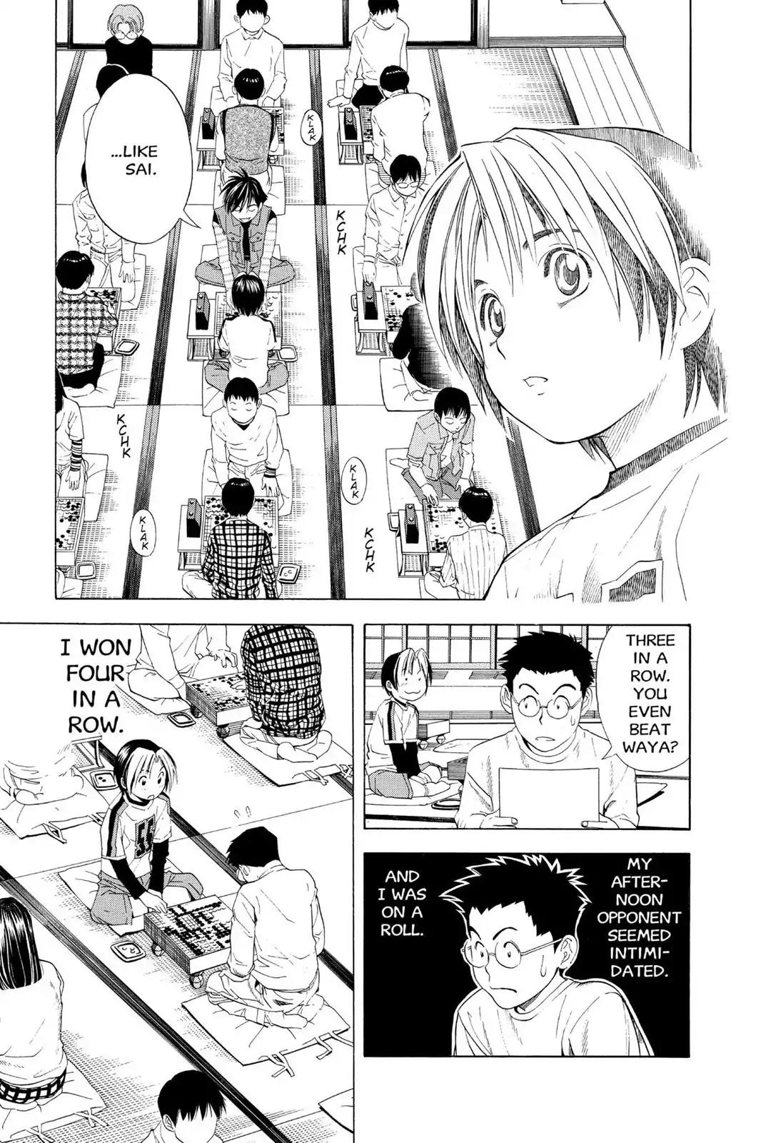Hikaru no Go Chapter 56 page 9 - Chapter 56: Sai's Student