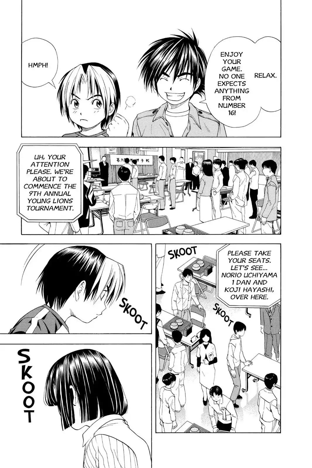 Hikaru no Go Chapter 58 page 9 - Chapter 58: The Young Lions Tournament
