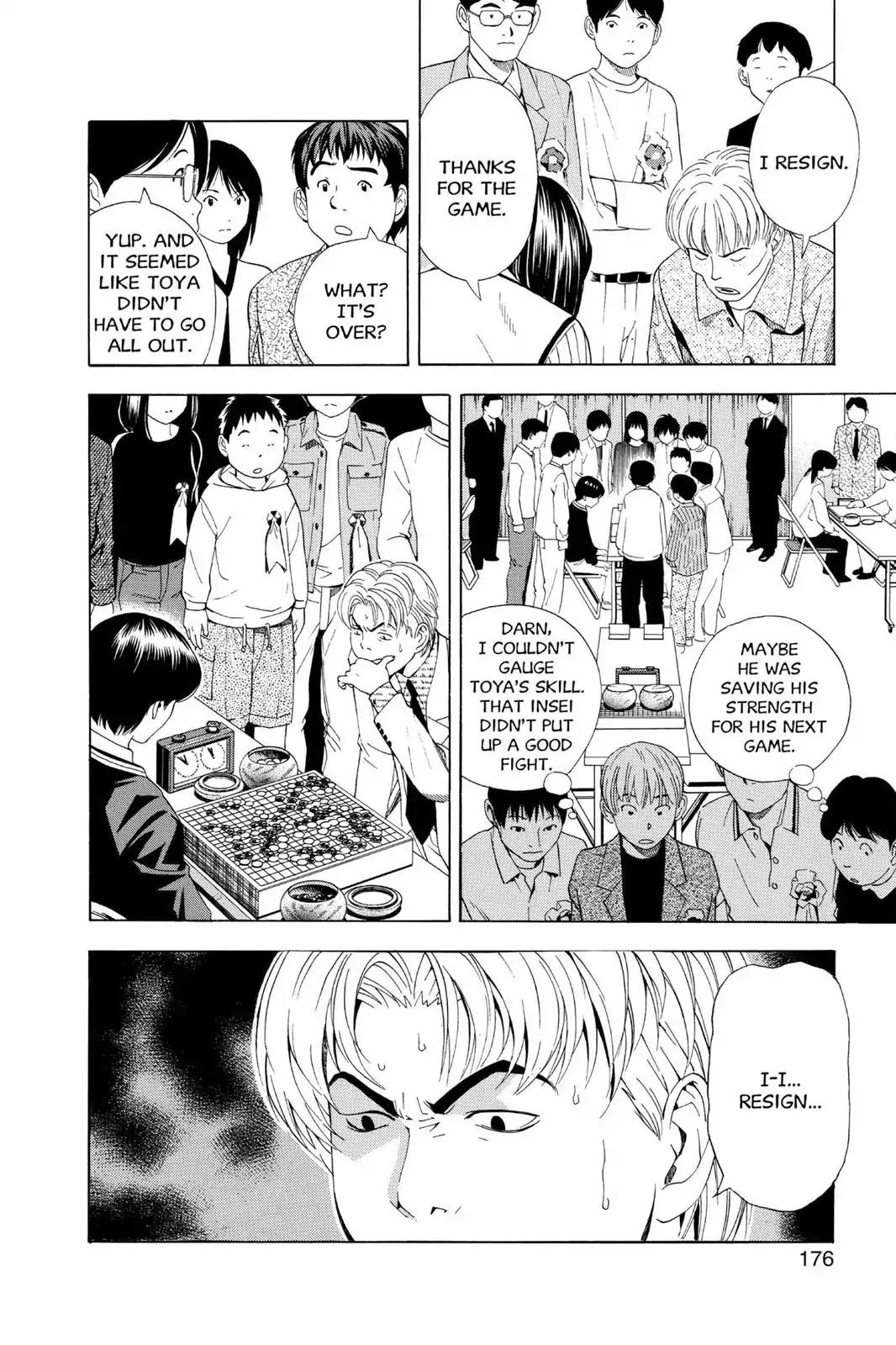 Hikaru no Go Chapter 59 page 14 - Chapter 59: Toya Looks Back