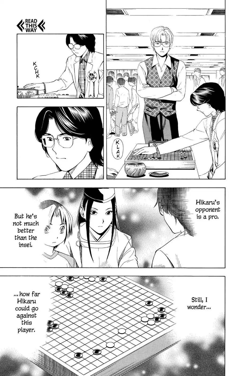 Hikaru no Go Chapter 59 page 3 - Chapter 59: Toya Looks Back