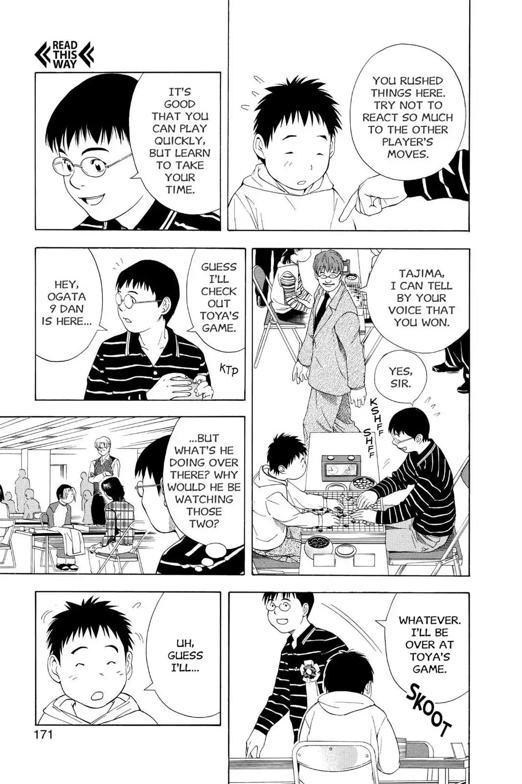 Hikaru no Go Chapter 59 page 9 - Chapter 59: Toya Looks Back