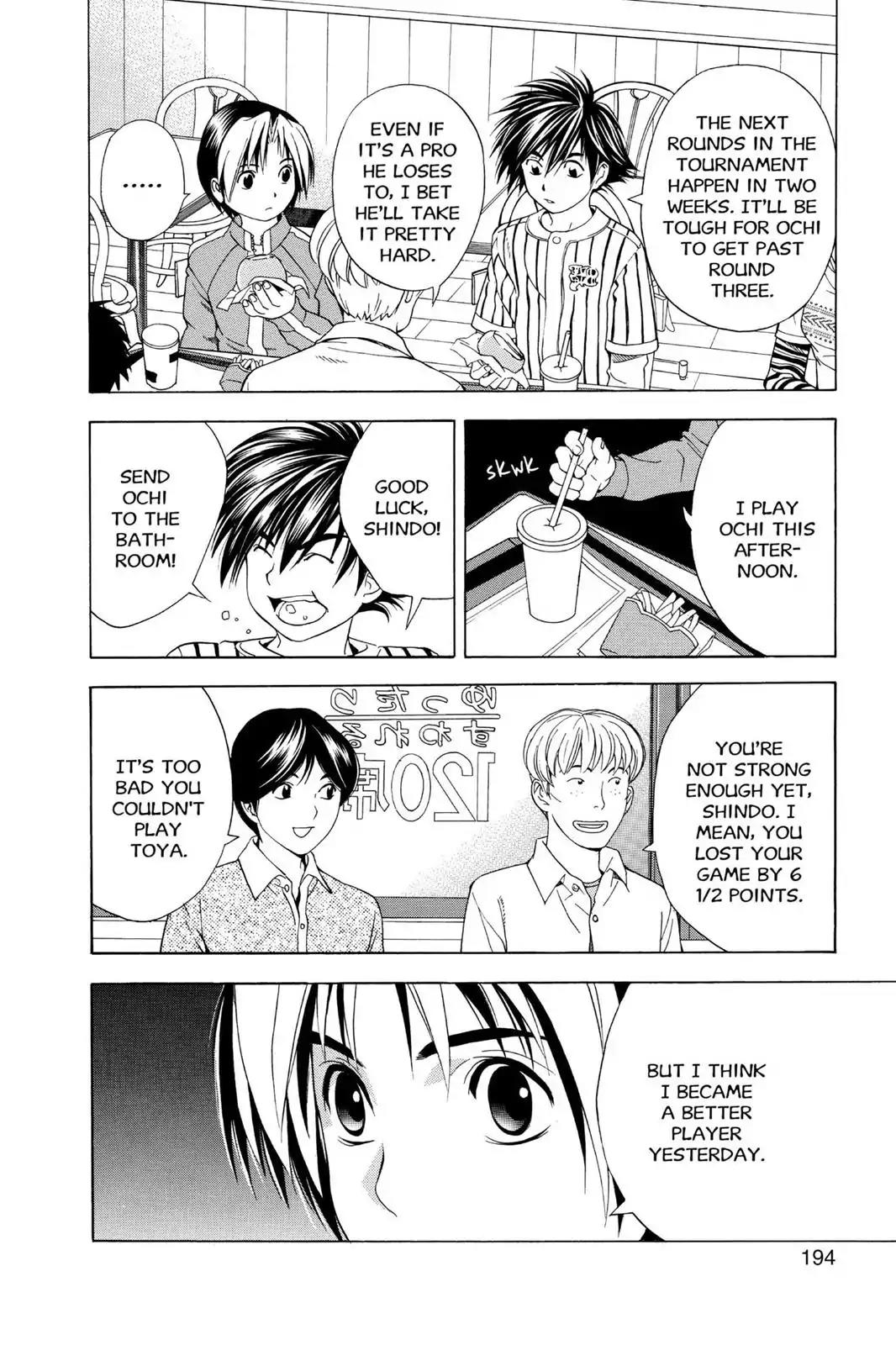 Hikaru no Go Chapter 60 page 8 - Chapter 60: The Pro Test Approaches!