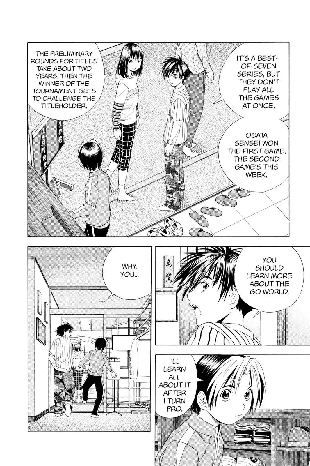 Hikaru no Go Chapter 61 page 15 - Chapter 61: Kuwabara Hon'inbo